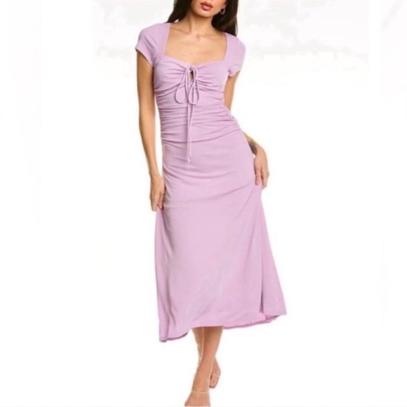 Cinq à Sept Janis Dress in Pale Iris - Picture 3 of 8